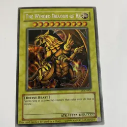 The Winged Dragon Of Ra DOD-001 Prismatic Secret Rare Xbox Promo YuGiOh NM - Image 2