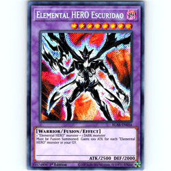 Yugioh Elemental HERO Escuridao BLAR-EN056 1st Edition Secret Rare Holo - NM 💎 - Image 1