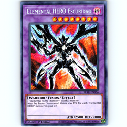 Yugioh Elemental HERO Escuridao BLAR-EN056 1st Edition Secret Rare Holo - NM 💎 - Image 1
