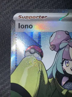 Pokemon TCG IONO SVP 124 Premium Tournament Black Star Promo Card Holo NM/M - Image 2