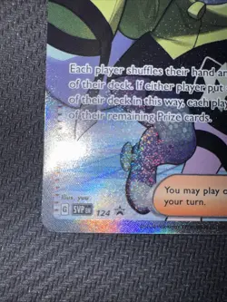 Pokemon TCG IONO SVP 124 Premium Tournament Black Star Promo Card Holo NM/M - Image 5