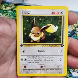 Eevee 1st Edition 55/82 NM 2000 Pokemon Team Rocket WOTC Vintage Card - Image 1