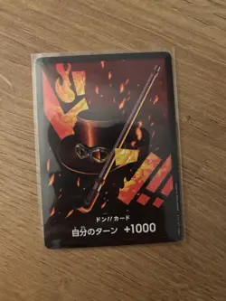 DON Card Sabo Hat PRB-01 [Foil] THE BEST One Piece Japanese NM - Image 1