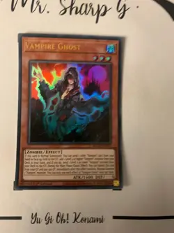 VAMPIRE GHOST - 1st EDITION BACH-EN015 ENGLISH Yu-Gi-Oh! CARD ULTRA RARE HOLO* - Image 3