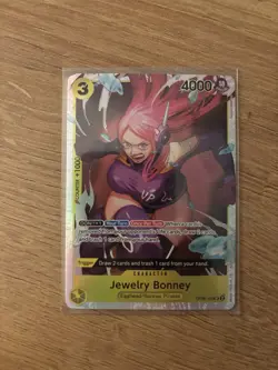 Jewelry Bonney OP08-105 (Super Rare) Two Legends ONE PIECE Card NM English - Image 1