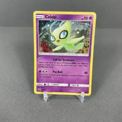Celebi SM224 Black Star Promo Holo Mint Pokemon Card NM - Image 1