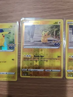 Pokemon TCG Pokemon Go Card Lot Of 5 (Pikachu) 2022 Holographic - Image 5