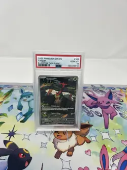 Pokemon TCG Yanma Illustration Rare Card 183/182 Sv10: Destined Rivals PSA 10 - Image 1