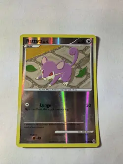 Rattata 73/99 Arceus Reverse Holo Pokemon Card MP - Image 1