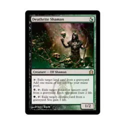 WOTC MtG Return to Ravnica Deathrite Shaman (R) EX - Image 1