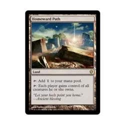 Wizards of the Coast - MTG - Commander 2013 - Homeward Path (R) NM - Image 1