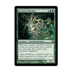 WOTC MtG Morningtide Orchard Warden (U) (Foil) NM - Image 1