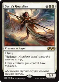 Serra's Guardian - Planeswalker Deck Exclusive - Core Set 2019 #284/280 MTG Magi - Image 1