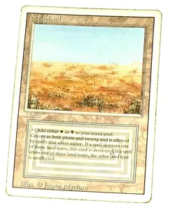 Magic The Gathering * MTG * Scrubland * Dual Land * Revised 3rd - Image 1