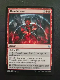 Thunderwave #201 Battle Baldur's Gate MTG Combine Ship 1-10 4.88 - Image 1