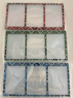 3x Official Magnetic Pokemon Card Display Frame Bundle - Holds 9 Cards! - Image 1