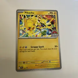 Pokemon Pikachu Promo 2025 World Championships SVP EN 225 Pokemon Worlds LP - Image 2