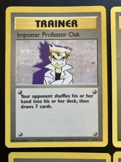 Pokemon Cards Base Set Rare Trainer Job Lot Bundle Good Condition WOTC 1999 - Image 2