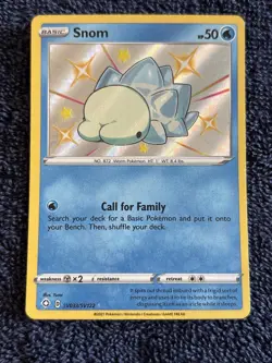 Snom SV033/SV122 Shining Fates Shiny Vault Shiny Holo Rare Pokemon TCG - Image 1