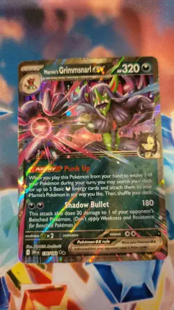 Marnie’s Grimmsnarl ex 136/182 DOUBLE RARE Destined Rivals Pokemon Holo Foil - Image 1