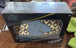 Crown Zenith Pokemon Center Elite Trainer Box Plus ETB Sealed NEW PTCG Pokemon - Image 1
