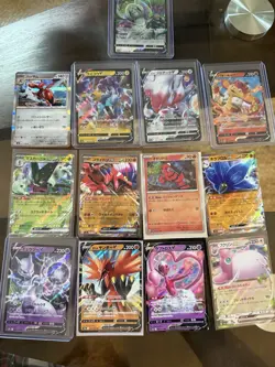 9 Pokemon Japanese Holo, V’s, Ex’s Near Mint Cards Lot NM - Image 1
