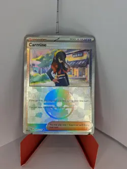 Carmine 103/131 Reverse Holo Pokeball - Pokemon Prismatic Evolutions - NM/M - Image 1