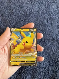 Pokemon Pikachu V Holo SWSH061 Sword and Shield SW&SH Black Star Promo - Image 4