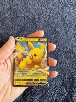 Pokemon Pikachu V Holo SWSH061 Sword and Shield SW&SH Black Star Promo - Image 5