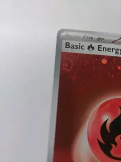 Pokemon - Basic Fire Energy - 002 - SVE - Cosmos Holo - With 4x Swirl - NM - Image 2