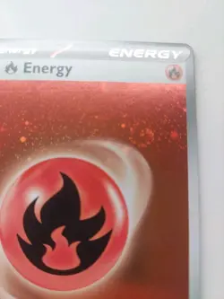 Pokemon - Basic Fire Energy - 002 - SVE - Cosmos Holo - With 4x Swirl - NM - Image 3