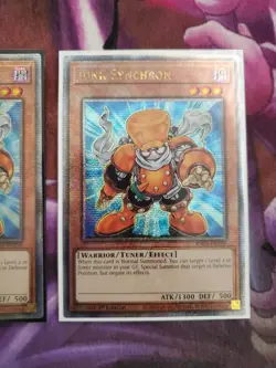 Yugioh 3x Junk Synchron Quarter Century Secret Rare RA03 1st Ed M/NM - Image 4