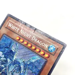 Yugioh White Night Dragon ANPR-EN092 Secret Rare Holo Foil Water Damage - Image 4