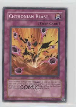 Chthonian Blast Unlimited YuGiOh Chazz Princeton Duelist Pack #DP2-EN028 READ - Image 1