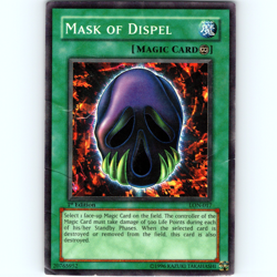 Yugioh Mask of Dispel LON-017 1st Edition Super Rare Holo - DMG 💎 - Image 1
