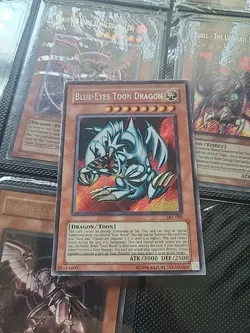 Yugioh Blue-Eyes Toon Dragon SRL-000 Secret Rare - Image 1
