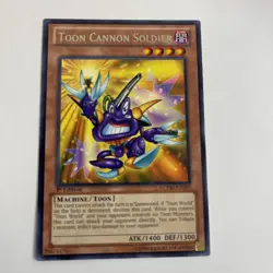 Yugioh Toon Cannon Soldier LCYW-EN109 Rare 1st Ed NM - Image 2