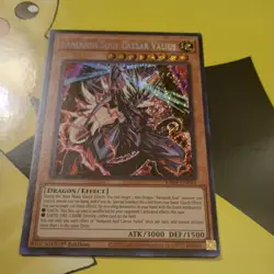Yugioh Vanquish Soul Caesar Valius RA04-EN046 1stEdition Secret Rare bonus ultra - Image 1