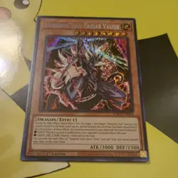 Yugioh Vanquish Soul Caesar Valius RA04-EN046 1stEdition Secret Rare bonus ultra - Image 2