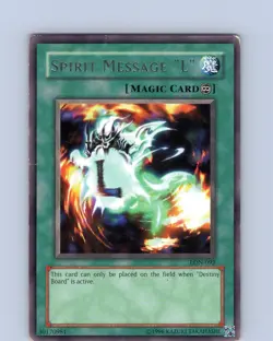 Yu-Gi-Oh TCG Spirit Message "L" LON-092 Unlimited Regular Rare Card Played HP-MP - Image 1