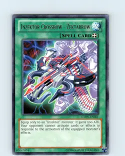 Yu-Gi-Oh TCG Inzektor Crossbow - Zektarrow GAOV-EN061 Unlimited Rare Card NM - Image 1
