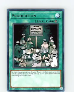 Yu-Gi-Oh TCG Prohibition PSV-EN039 25th Anniversary Unlimited Rare Card NM - Image 1