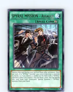 Yu-Gi-Oh TCG SPYRAL MISSION - Assault INOV-EN088 Unlimited Rare Card NM - Image 1