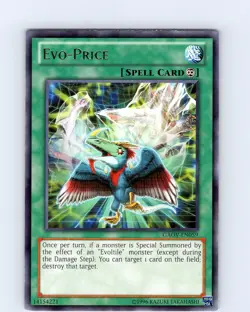 Yu-Gi-Oh TCG Evo-Price GAOV-EN059 Unlimited Regular Rare Card NM - Image 1