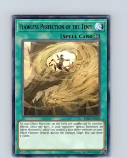 Yu-Gi-Oh TCG Flawless Perfection Of The Tenyi RIRA-EN058 Unlimited Rare Card NM - Image 1
