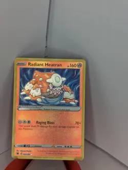 Radiant Heatran - 027/189 - Pokemon Astral Radiance Radiant Rare Card NM - Image 1