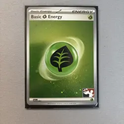 Grass Energy Holo Pokemon Prize Pack Series Promo Series 4 Pokemon Card NM/LP - Image 1