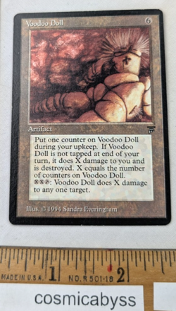 Voodoo Doll Legends MTG Magic the Gathering CCG card 474 - Image 1
