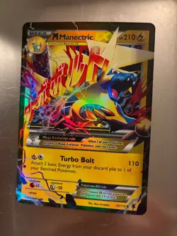 M Manectric EX 24a/119 - Mega Pokemon Card- XY Phantom Forces Alt Art Promo - Image 2
