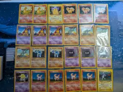 Pokemon Card Bulk Lot (Unlimited) - 80+ cards - Base Set 1-2 - Fossil - Rocket - Image 1